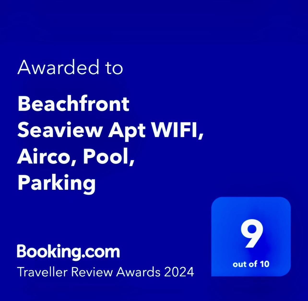 Beachfront Seaview Litoralmar Apt, Fast Wifi, Airco, Pool, Private Parking Portimão Esterno foto